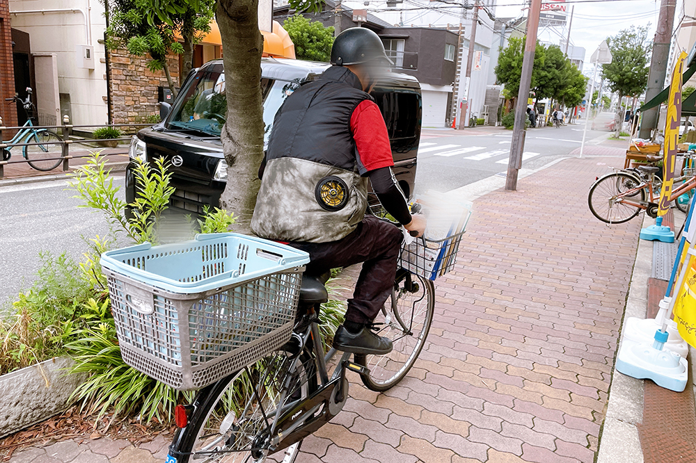 ゆうメール作業の様子