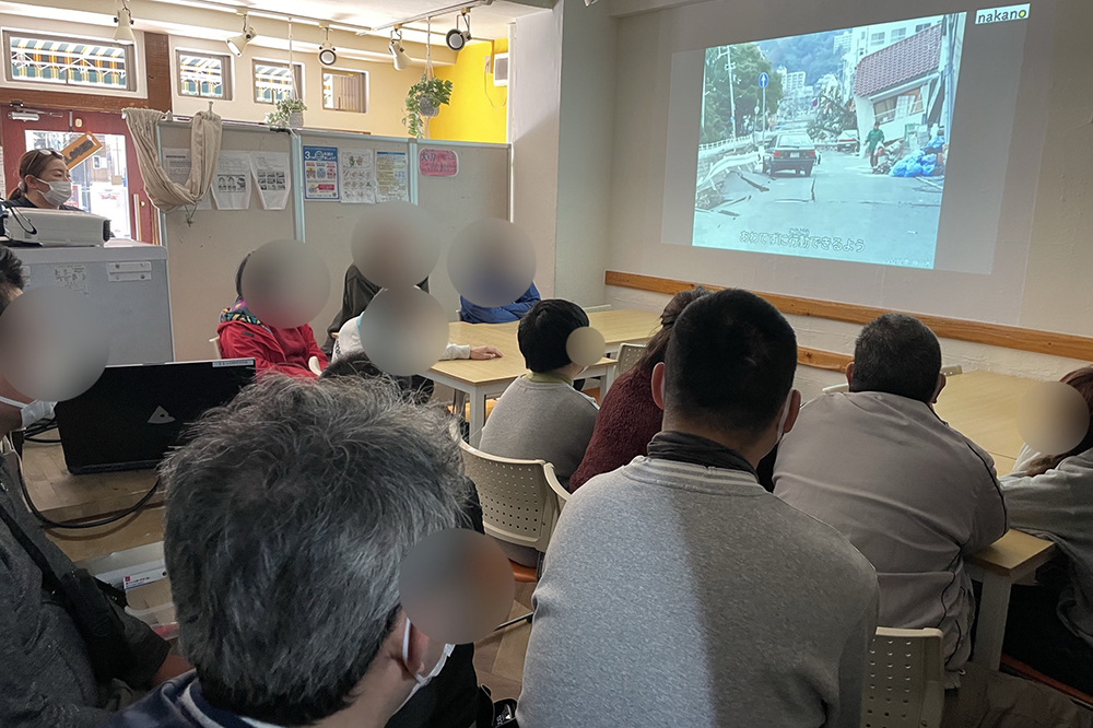 余暇活動の様子