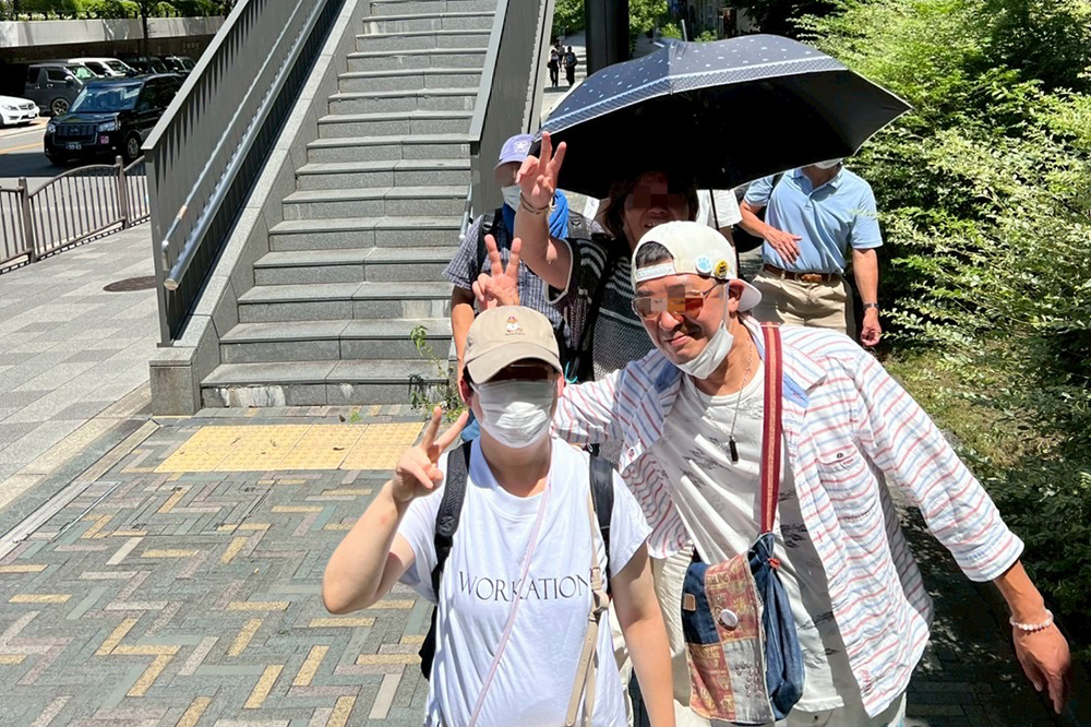 余暇活動の様子