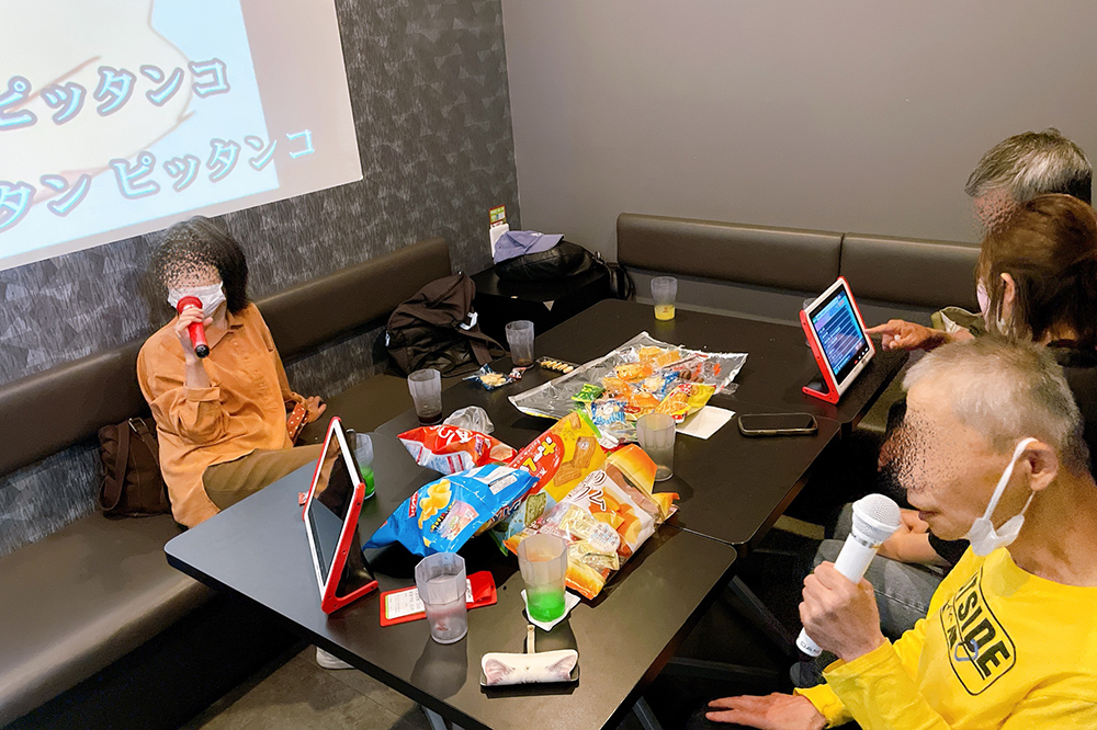 余暇活動の様子