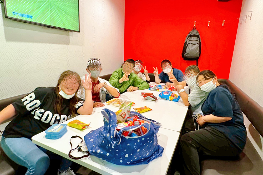 余暇活動の様子