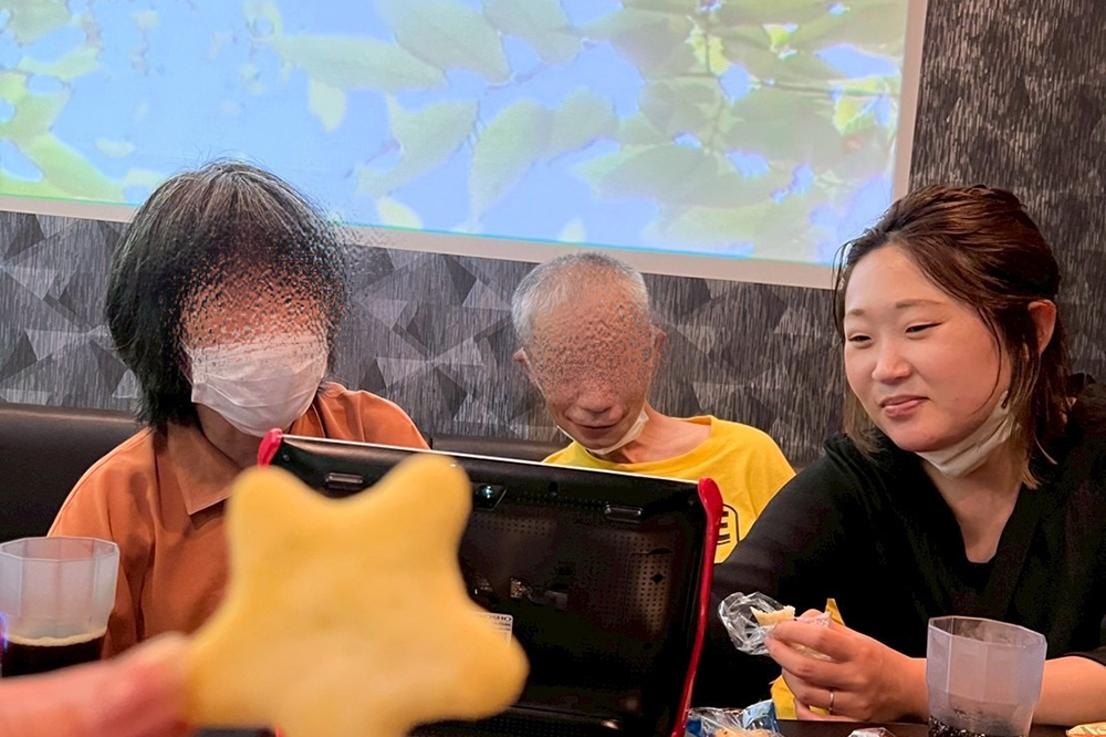 余暇活動の様子