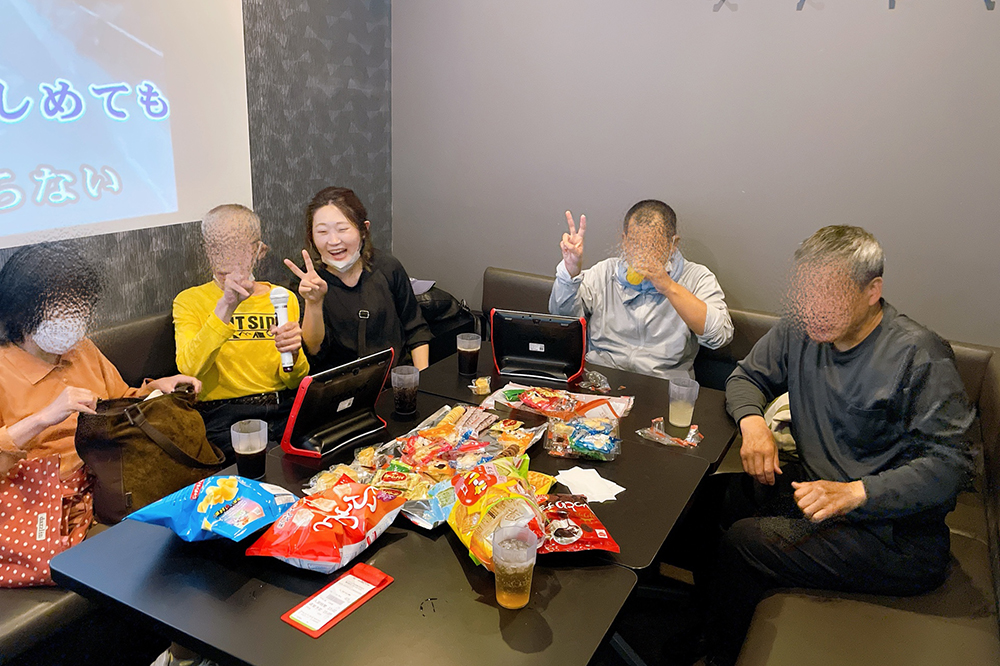 余暇活動の様子