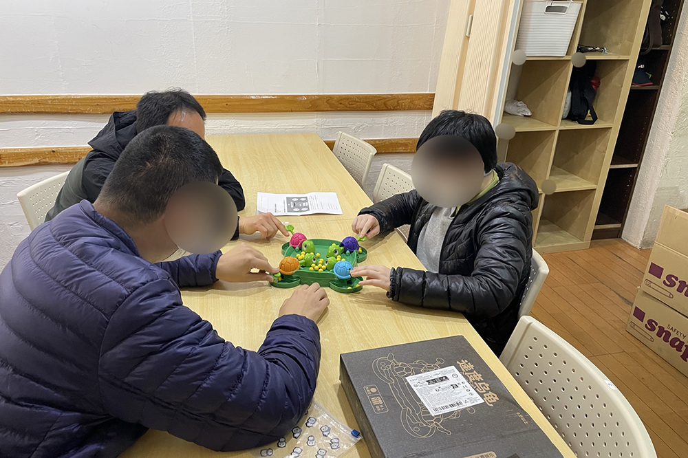 余暇活動の様子