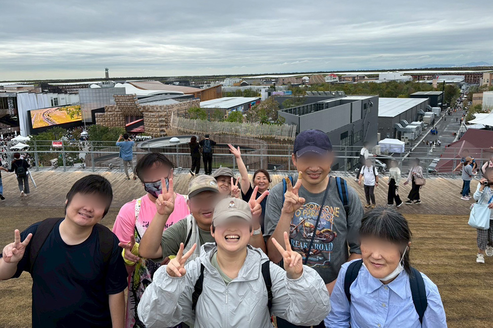 余暇活動の様子